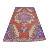 Tapis vintage noué à la main Oushak sku2586