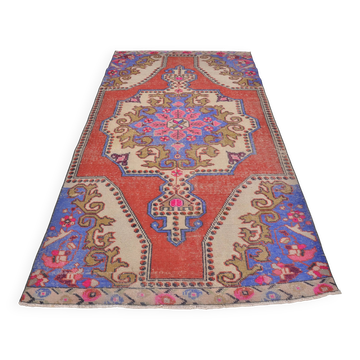Oushak Handknotted Vintage Carpet sku2586