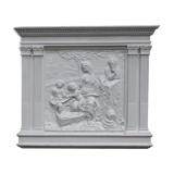 Bas-relief in plaster