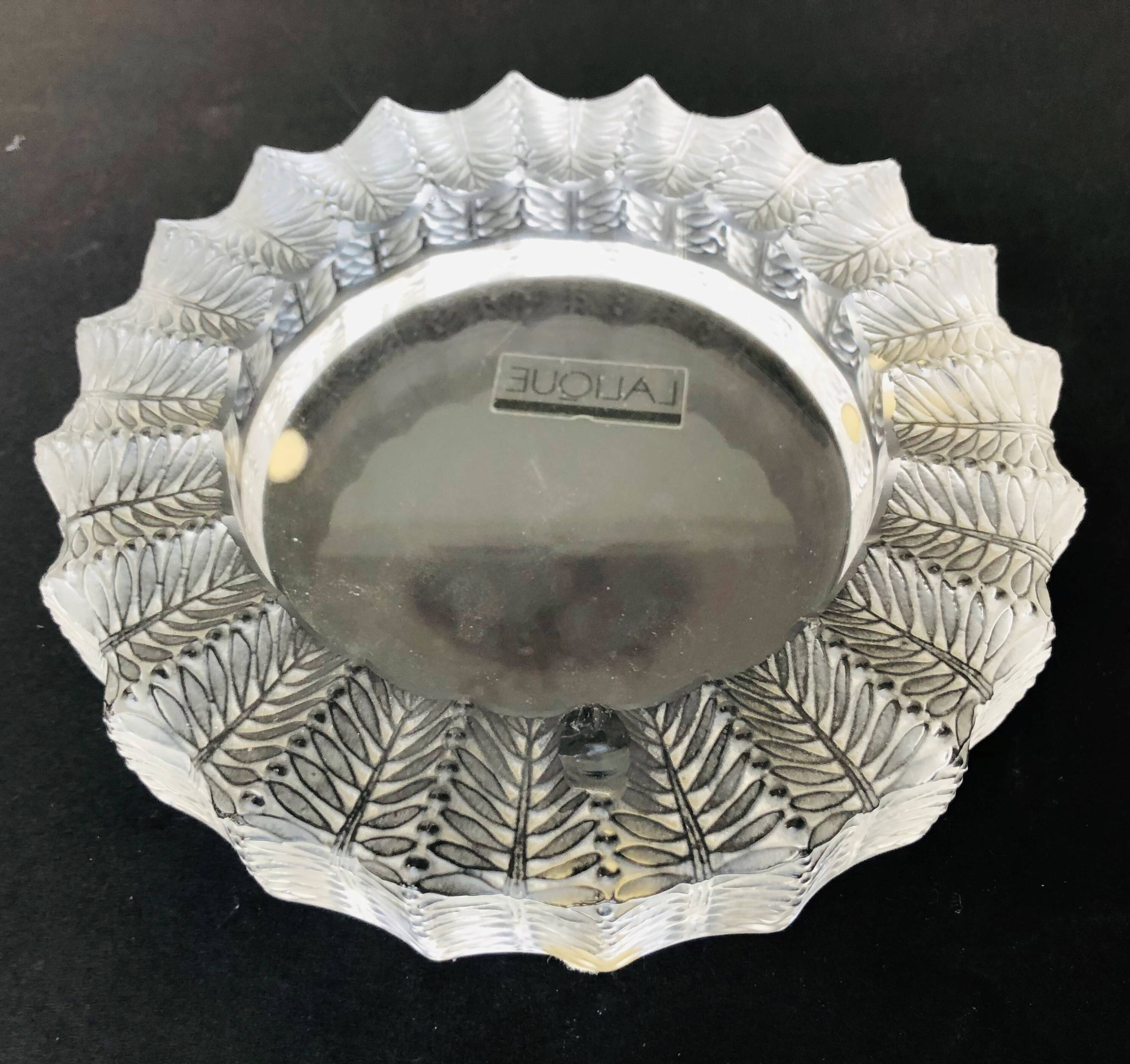 Lalique crystal ashtray