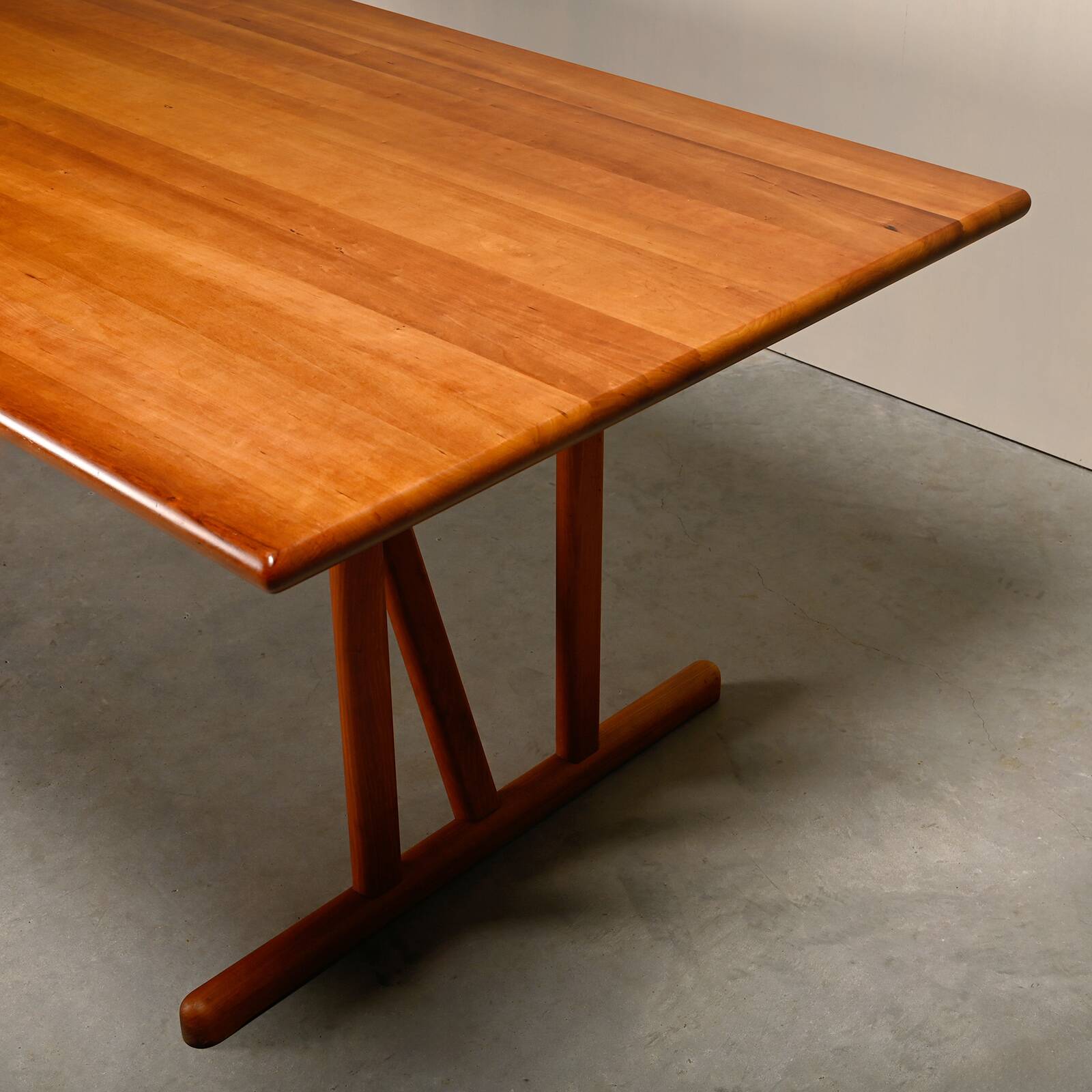 Søren Holst Shaker Dining Table or Desk in solid Cherry Wood, Denmark