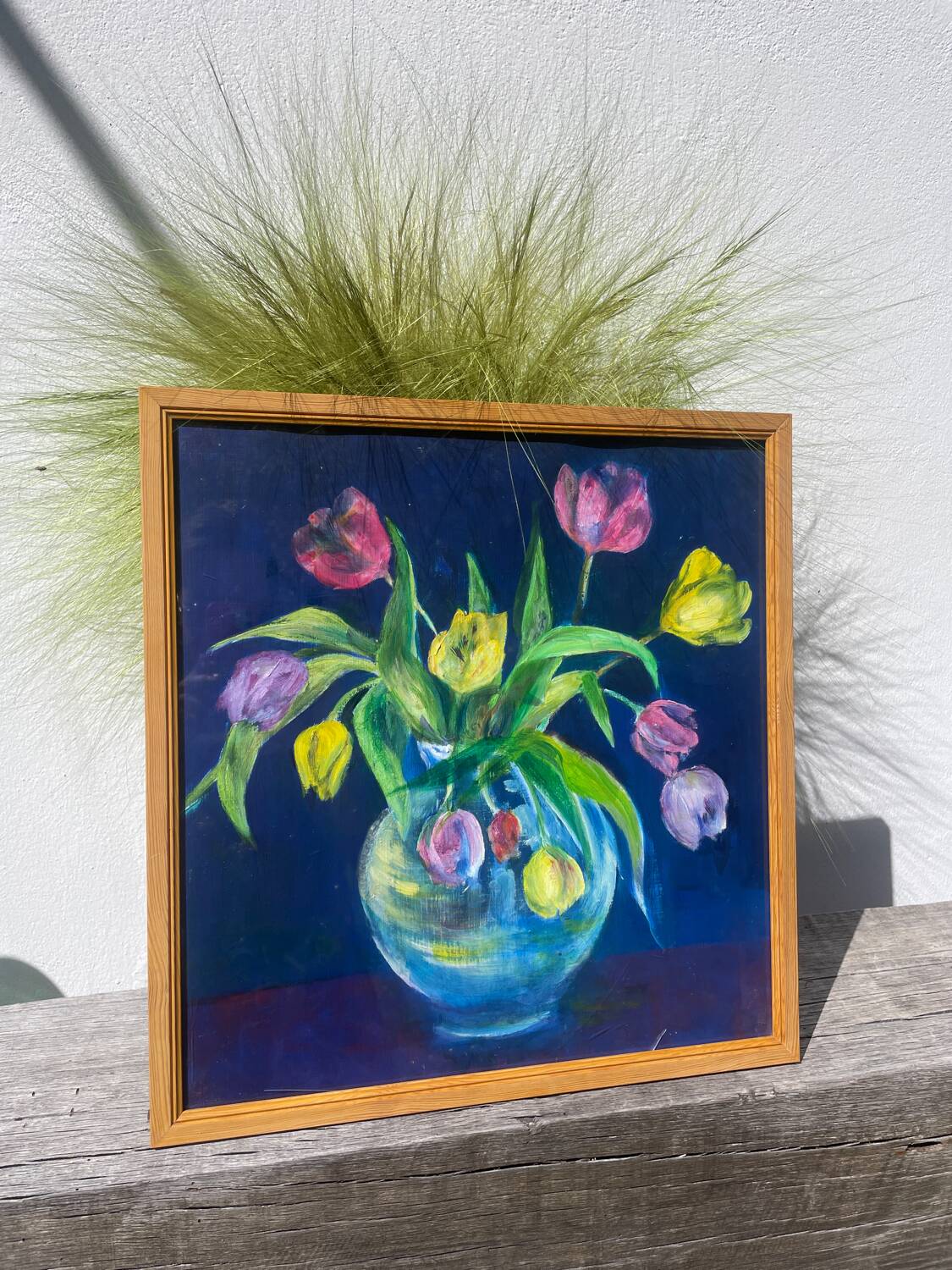 Tulip bouquet painting