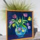 Tulip bouquet painting