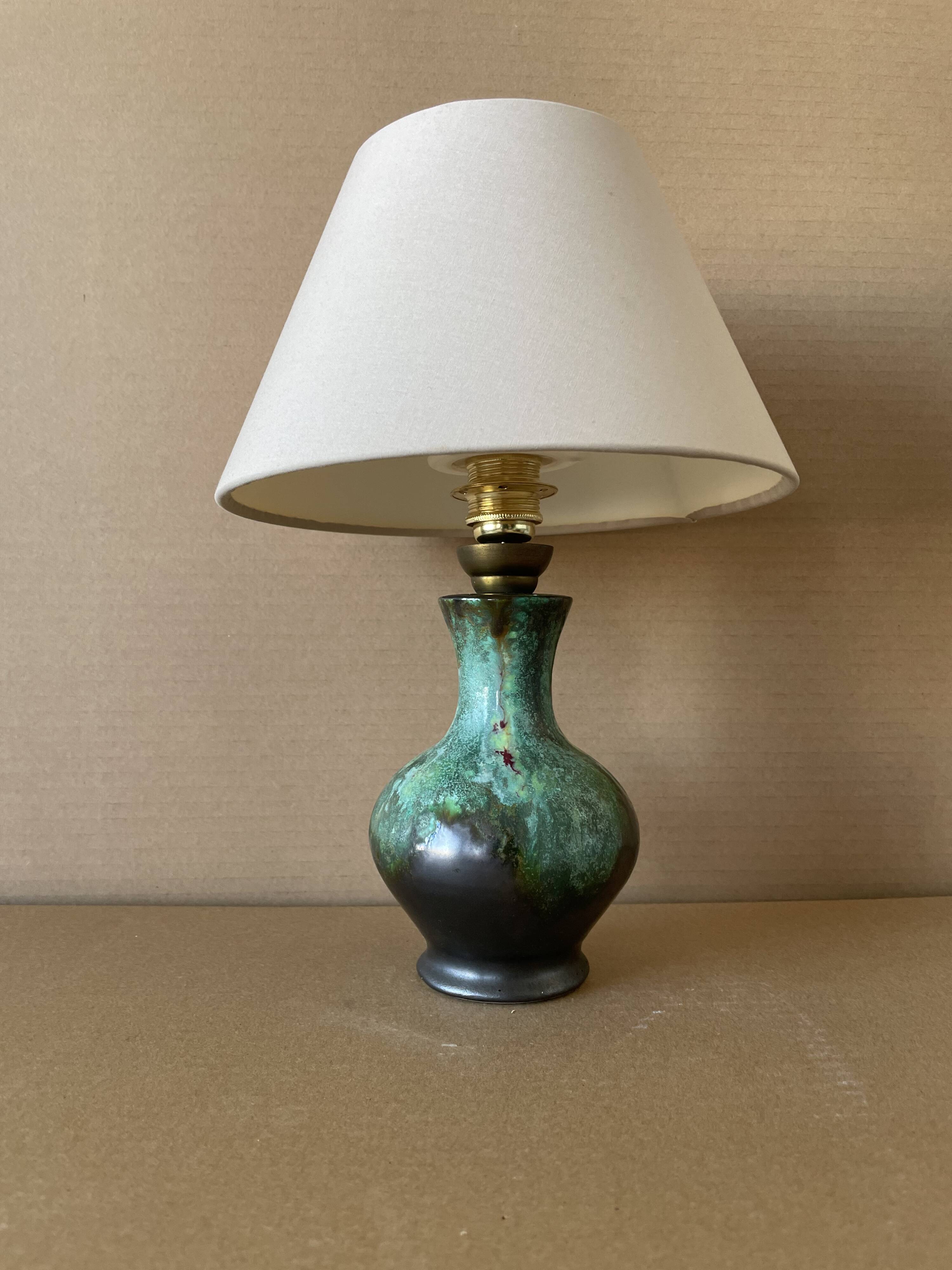 Old ceramic lamp