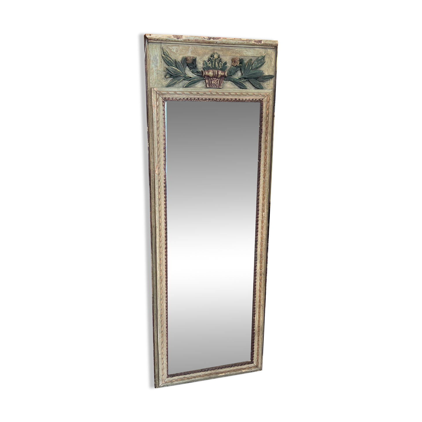 19th century re-engraved mirror