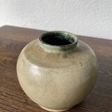Small glazed ceramic vase