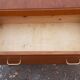 Commode vintage des années 50 en pin, pieds compas, 3 tiroirs