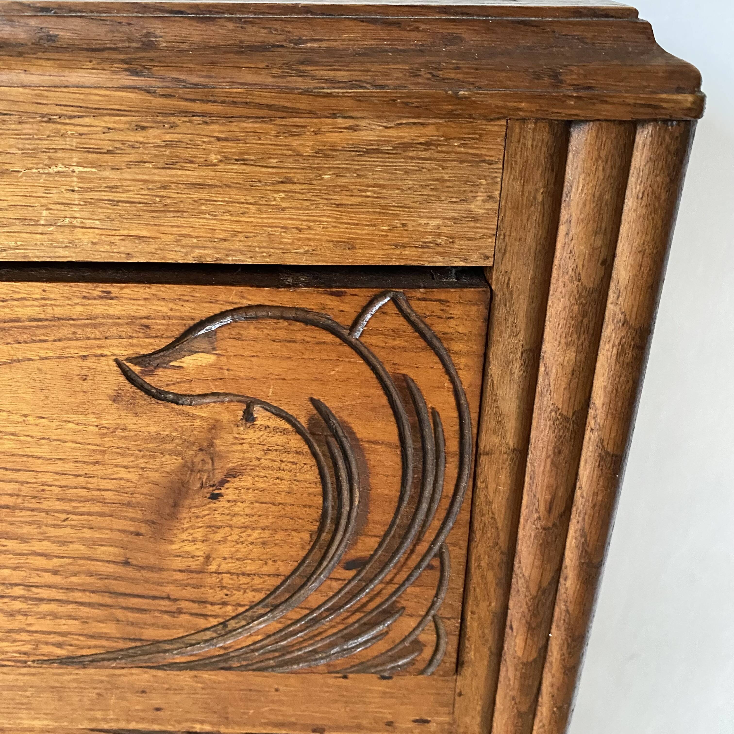 Art deco chest of drawers, 5 drawer chest