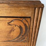 Art deco chest of drawers, 5 drawer chest