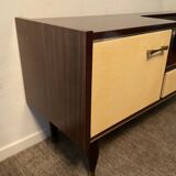 Enfilade meuble tv vintage en teck