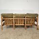 Three-seater oak sofa by E. Merthen, Ire Møbler, Sweden, 1960s