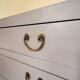 Antique blue commode