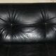Black leather lounge chair from Dux International, Sweden 1960s