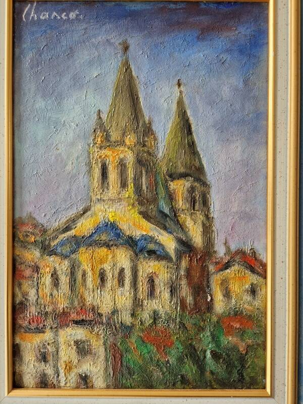 Roland Chanconnier known as Chanco (1924-2017), friend of Picasso - Oil on canvas