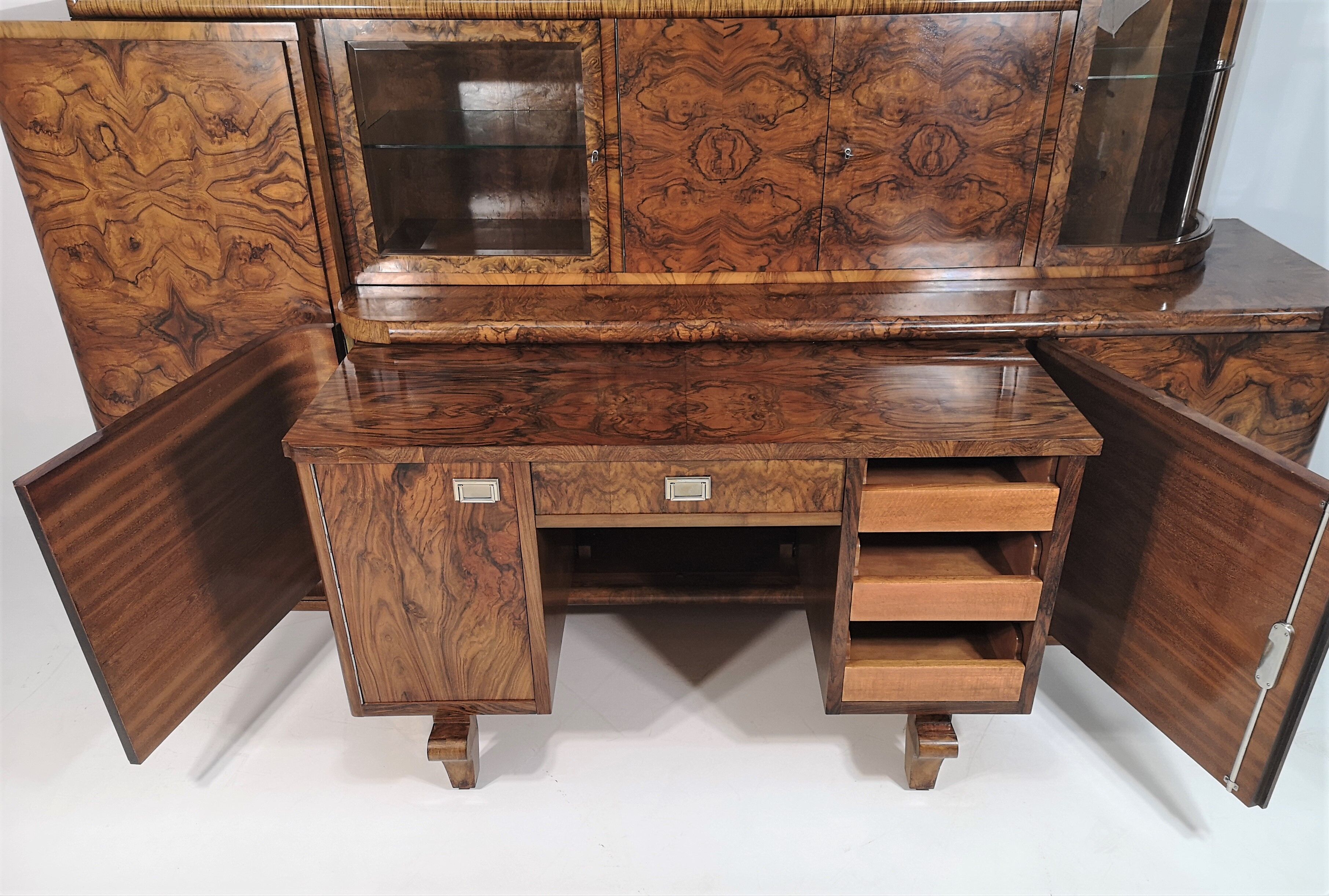 Art Deco Sideboard and Desk 2 in 1, 1940s