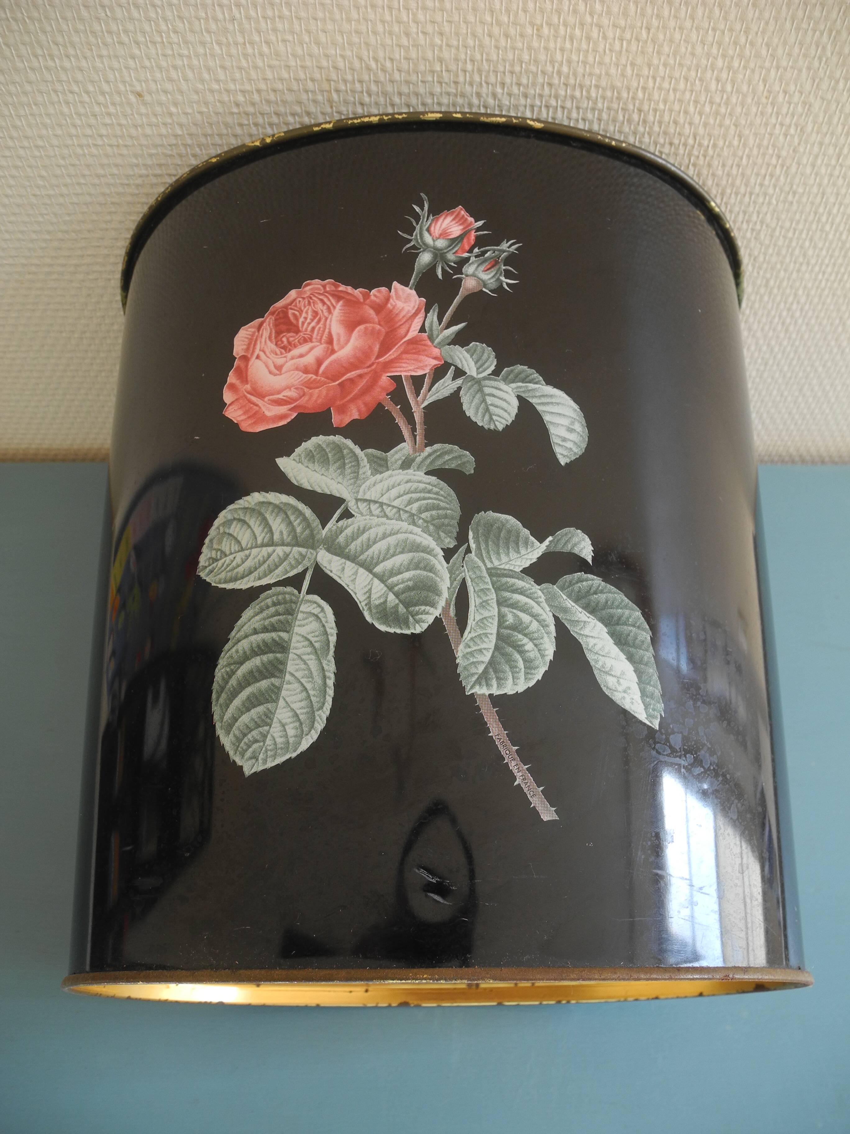 Massilly vintage office waste paper basket