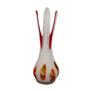vase facon pate de verre