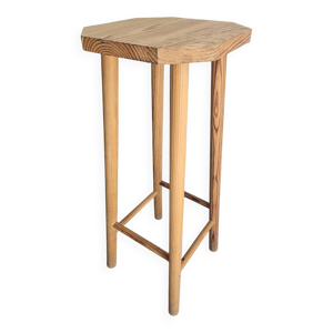 tabouret haut en bois