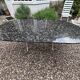 Table bistrot en marbre noir