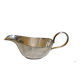 Silver-plated metal gravy boat, made by Meurgey silversmiths in Paris