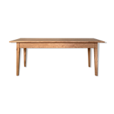 Vintage farmhouse table in solid oak.