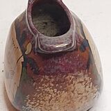 Iridescent ceramic vase DESMANT Bayeux