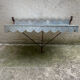 Vintage zinc wall shelf