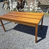Table scandinave extensible en teck des années 60