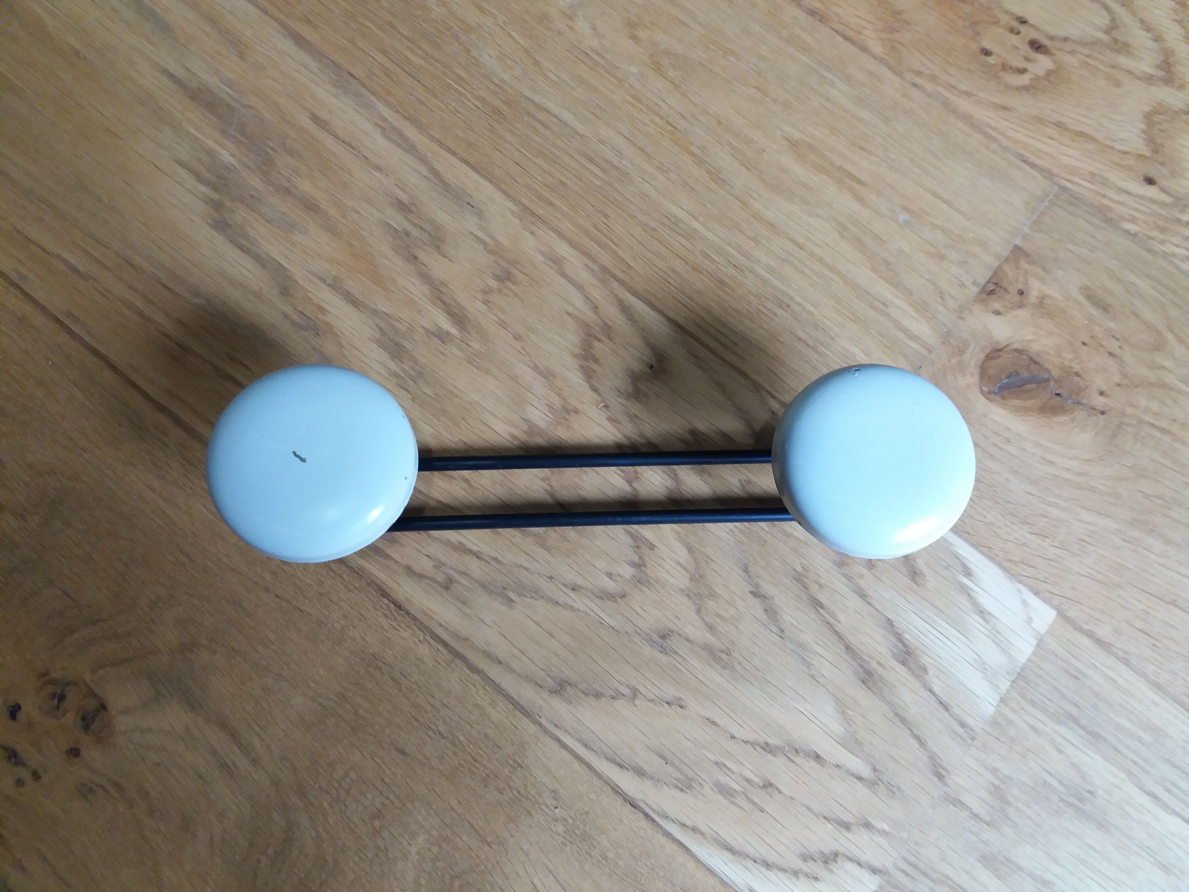 Wall coat rack 2 hooks