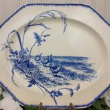 Large octagonal dish bwm variety