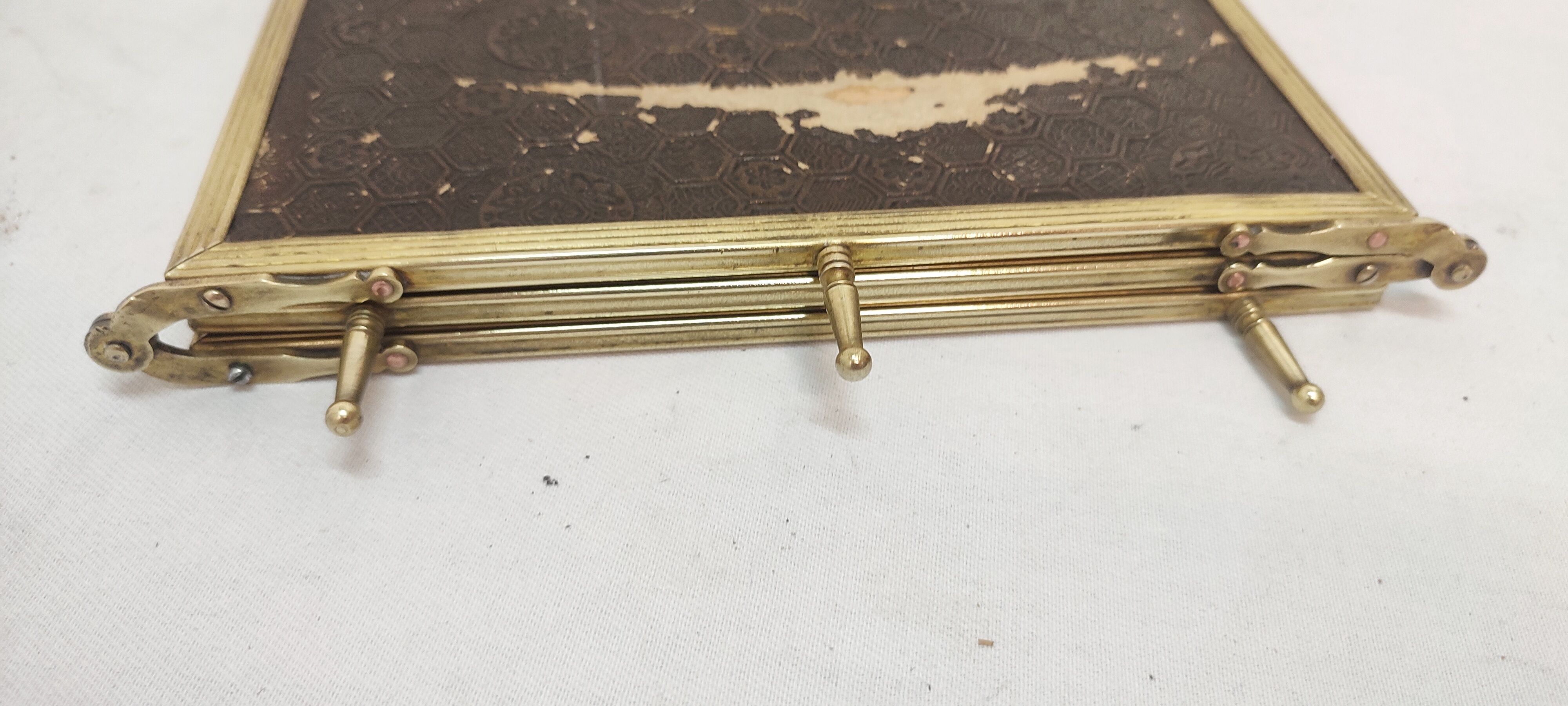 Folding mirror triptych. France 1920s 68x30cm