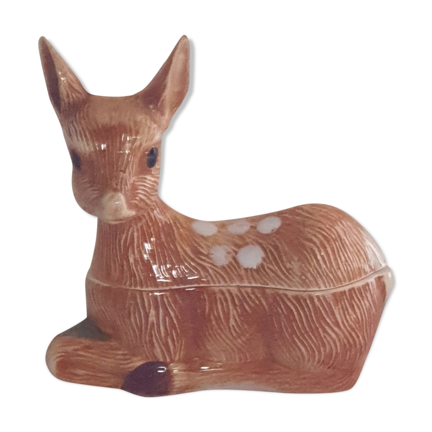 Former Zomorphic Terrine in Ceramics Signed Michel Caugant