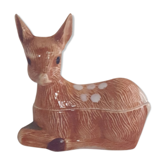 Former Zomorphic Terrine in Ceramics Signed Michel Caugant