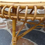 Sun rattan coffee table