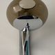 Pair of chrome metal sconces and smoked glass from Sciolari, 1970