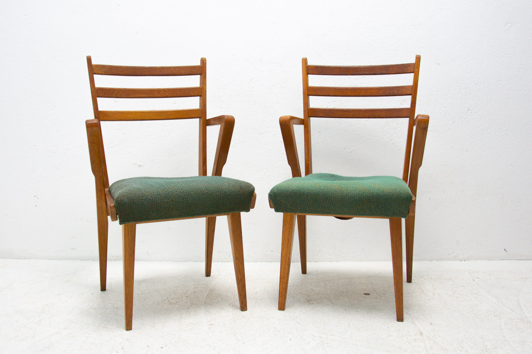 Midcentury bentwood office chairs, Czechoslovakia,1960´s, set of 2