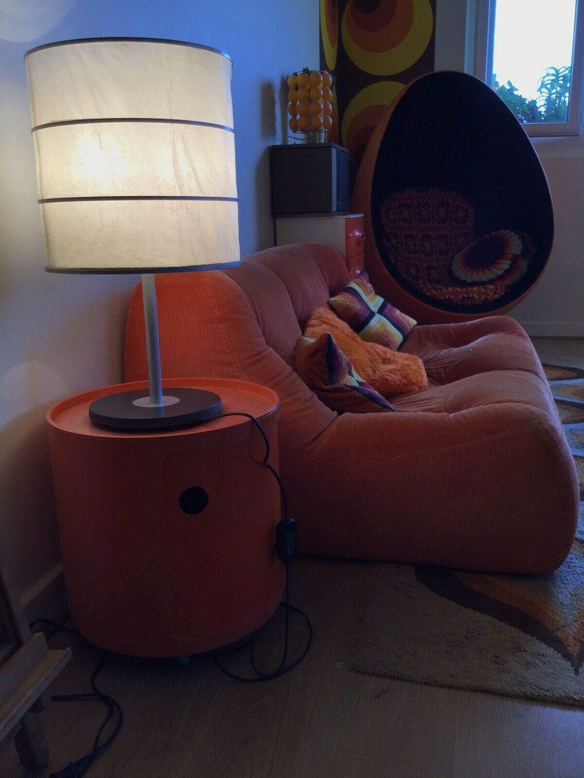 Anne Nilsson Japanese deco design lay lamp for Ikea Rice paper