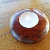 Thuja wood candle holder