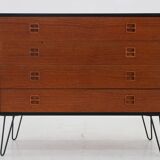 1960s Upcycled Danish Teak Chest of Drawers