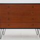 Commode à tiroirs danoise en teck recyclé des années 1960