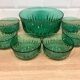 Arcoroc Green Dessert Service