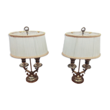 Paire de lampes bouillotte