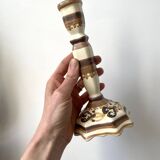 Quimper HB-Henriot earthenware candlestick