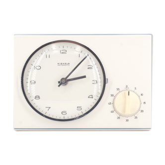 60s ceramic wall clock with Diehl brand built-in timer