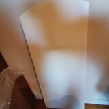 Large vintage mirror round triptych 110x47cm