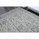1960s Vintage Persian Handmade Wool Cotton Grey Area Rug 297x375