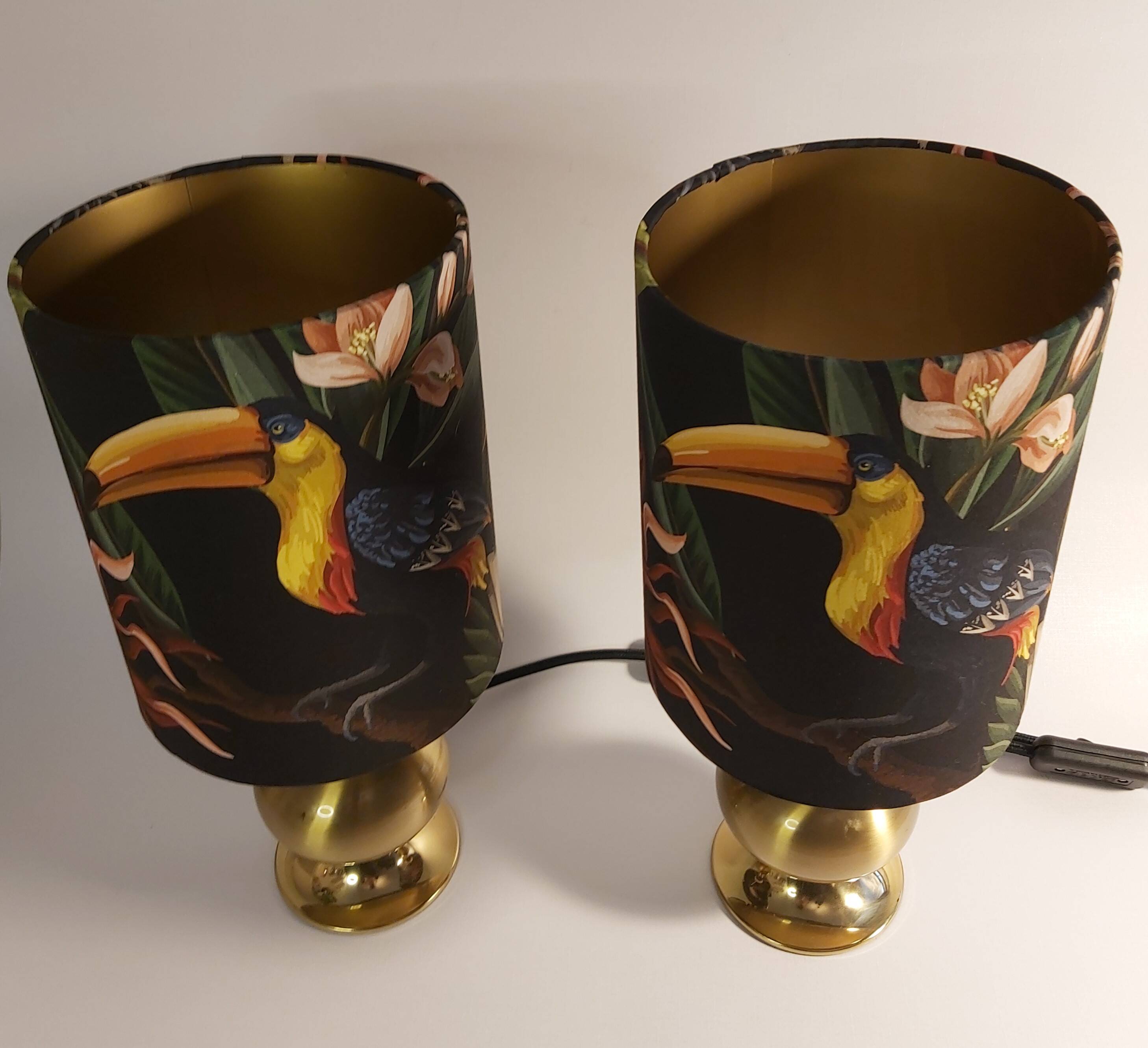 A pair of bedside lamps, Germany, 1970s.