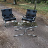 Pierson design armchairs and table