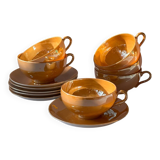 Service en porcelaine irisé 