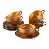 Service en porcelaine irisé 